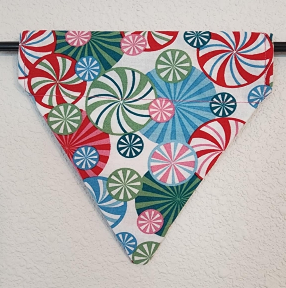 SMALL Colorful Pepermint Bandana